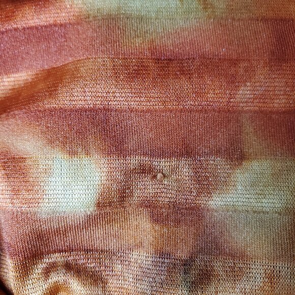 Elementz Ruffle Round Neck Top In Trending Fall Colors Sz Medium - Picture 7 of 9